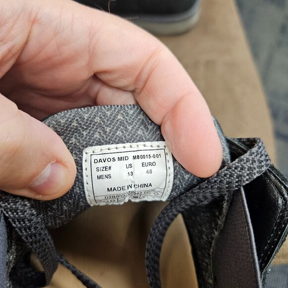 Davos Mid  Men's Waterproof Outdoor Sneaker Boot - Picture 2 of 3